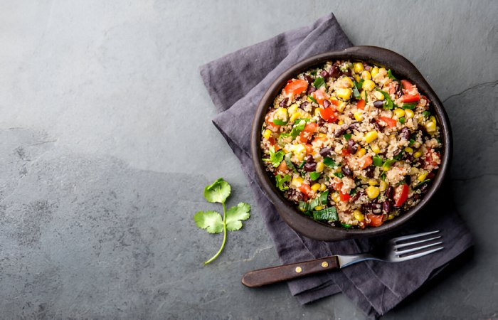 Quinoa and Black Bean Salad