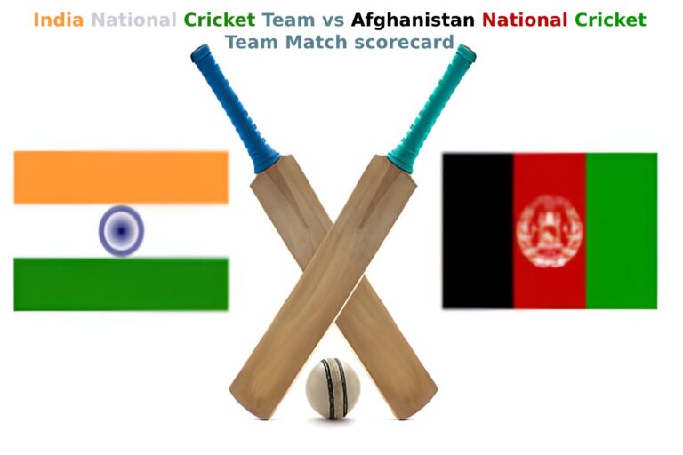 India National Cricket Team vs Afghanistan National Cricket Team Match scorecard